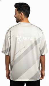 เสื้อยืดโอเวอร์ไซส์ลายพิมพ์ซับลิเมชั่นสำหรับผู้ชาย สวมใส่สบาย ทรงปกติ เป็นมิตรกับสิ่งแวดล้อม ระบายอากาศได้ดี ผลิตจากโพลีเอสเตอร์/คอตตอน - Product Image 4