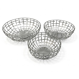 Stylish Metal Wire Fruit <b>Basket</b> Luxury Gold Plated Wrought Iron Storage Bowl For Kitchen & Dining <b>Table</b> Home Kitchen Use - Product Image 4