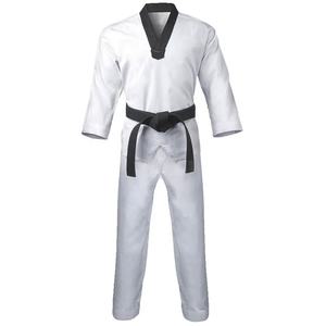 Uniforme unisexe durable personnalisé de Taekwondo avec ceinture, coton respirant, patchs personnalisables et coupe de haute qualité - Product Image 1