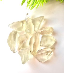 Cristaux d'améthyste brute naturelle verte, pierre de prasiolite brute pour la fabrication de bijoux, guérison, vente en gros - Product Image 1