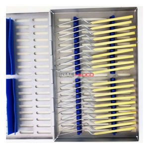 Juego de microdisectores tipo bayoneta con mango dorado premium, instrumentos quirúrgicos de precisión para disección, herramienta médica de acero inoxidable - Product Image 5