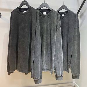 เสื้อยืดคอตตอนรุ่นใหม่ล่าสุด ระบายอากาศได้ดี คอกลม ทรงหลวม สไตล์แฟชั่นราคาถูก ขายส่ง เสื้อทรงโอเวอร์ไซส์ ล้างสีแบบแอซิดวอช กำลังฮิต - Product Image 2