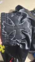Shorts de boxe noirs pour femmes, avec applique croisée, taille élastique, coupe régulière, pour arts martiaux, respirants, séchage rapide, Front GRACE