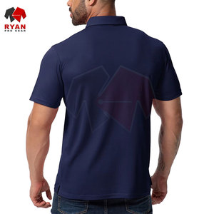 เสื้อโปโลดีไซน์เฉพาะของ Ryan Pro Gear สำหรับผู้ชายสไตล์สวมหัวพร้อมแผ่นป้ายโลโก้ปรับแต่งได้ - Product Image 4