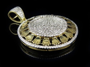 Pendentif Hip Hop en Argent S925 avec Diamant Moissanite et Design Unique, Bijou pour Homme Idéal pour les Soirées - Product Image 3