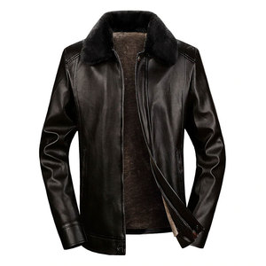Hot Selling Men Clothing Stylish Men's Genuine Leather Jacket with Long Sleeve Latest Design High Quality Best Popular Style - Product Image 1