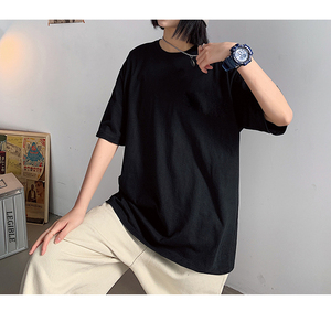 T-shirt surdimensionné personnalisé pour homme en polyester/coton avec impression numérique du logo sur le devant, écologique et à séchage rapide - Product Image 4