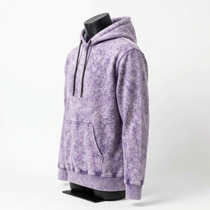 Service OEM – Sweat à capuche personnalisé délavé à l'acide, 100 % coton respirant, pour homme, hiver - Product Image 2