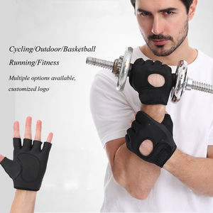 Gants de sport ajustables et respirants à demi-doigts avec logo personnalisé pour la gym, l'entraînement et le cyclisme, pour un confort optimal - Product Image 4