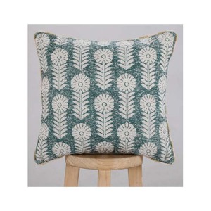 Funda de Cojín de Algodón y Lino con Patrón Geométrico Abstracto, Hecha a Mano, Estilo Bohemio, Decorativa para el Hogar - Product Image 4