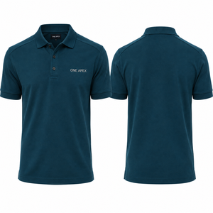 Camiseta Deportiva para Hombre ONE APEX, Color Verde Azulado, Poliéster/Algodón, Manga Corta, Uniforme Informal, Logotipo Frontal, Transpirable - Product Image 2