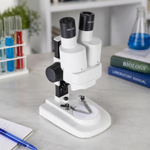 Binocular Straight <b>Tube</b> Biological Microscope | <b>LED</b> Metal Digital Display Educational Science Microscope for Kids Students - Product Image 4