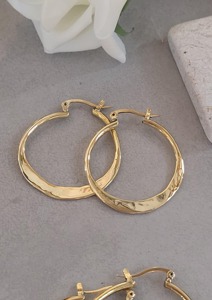 Boucles d'oreilles en laiton de qualité export, finition lisse, prix d'usine en gros, pour l'artisanat métallique - Product Image 4