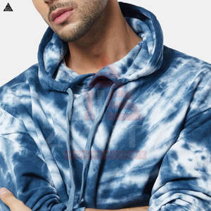 เสื้อฮู้ดดี้ผู้ชายสไตล์ใหม่ ลายมัดย้อม แฟชั่นลำลอง ผ้าคอตตอนผสม ดีไซน์สั่งทำได้ กำลังฮิต - Product Image 5
