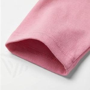 Camiseta 2 en 1 de algodón 100% de color personalizado, estilo vintage, de peso pesado, para hombre, de doble capa, extragrande, de manga larga, para verano. - Product Image 6