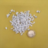Granulats de Carrara blancs 4-6 mm - Galets recyclés certifiés en vrac pour allées, chemins et jardins