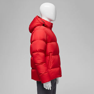 Men's <b>Canvas</b> Hooded Breathable 300g Winter Puffer <b>Jacket</b> Plus Size Custom College Letterman Stylish Design - Product Image 3