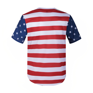 Maillots de baseball personnalisés Nom Numéro Logo Manches courtes 100% polyester Impression par transfert thermique Séchage rapide Prix bas - Product Image 2