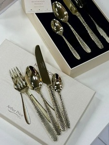 Minimalist Flatware <b>Set</b> Rose Gold Metal Cutlery Dishwasher Safe Wedding Tableware <b>Spoon</b> <b>Fork</b> <b>Knife</b> <b>Set</b> - Product Image 4