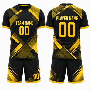 Two Piece Football Kit Men Solid Colour Fitness Sportswear Quick Dry Soccer Jersey Set Custom Team Training Uniform Workout Suit - Product Image 3