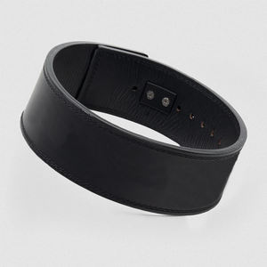 Ceinture de musculation professionnelle en cuir de vachette 4 couches de 10 mm d'épaisseur, robuste, avec levier de sécurité pour la musculation et la protection en salle de sport - Product Image 1
