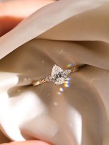 Anillo de Plata S925 con Moissanita, Diseño de Pétalos, Unisex, Sensual, Lujoso, Eterno, Regalo de Boda, Mozambique - Product Image 2