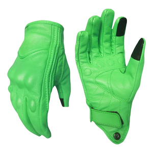 Gants de cyclisme à doigts entiers de haute qualité fabriqués au Pakistan, design personnalisé, gants de moto en cuir, impression élégante, prix bas - Product Image 1