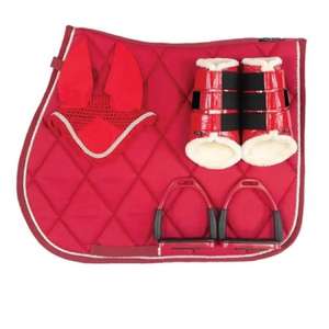 Tapis de selle d'équitation professionnels personnalisés imperméables en laine, satin et mousse, couleurs unies, pour dressage, en coton, pour sports équestres anglais - Product Image 3