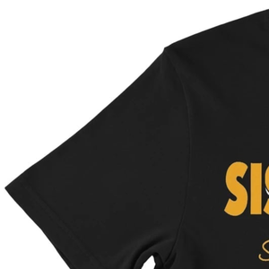 T-shirt noir à manches courtes pour femme, motif graphique, collection Sigma Gamma Rho Sisterhood Scholarship Service, vêtement décontracté et tendance, personnalisable - Product Image 5