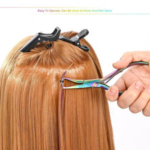 Kit de Herramientas Premium para Extensiones de Cabello, Acero Inoxidable, Herramientas de Instalación de Anillos Micro, Accesorios para Aplicación de Extensiones de Cabello - Product Image 3