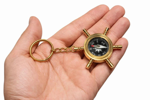 Premium Vintage Handmade Metal <b>Keychain</b> Custom Logo Key Ring <b>Personalized</b> Key Holder for Car Keys Corporate Gifts Promotional - Product Image 3
