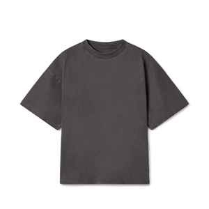 เสื้อยืดคอตตอนทรงเข้ารูปสำหรับผู้ชายและผู้หญิง พิมพ์โลโก้ได้ตามต้องการ เสื้อยืดเปล่า คอกลม แขนสั้น ขายส่งเสื้อผ้าจำนวนมาก - Product Image 1