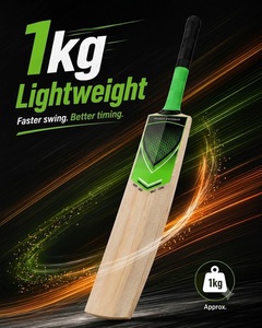 Bates de Cricket de Alta Calidad, Fabricados con Madera de Álamo y Sauce, Excelente Durabilidad, Ligeros y Fáciles de Manejar - Product Image 3