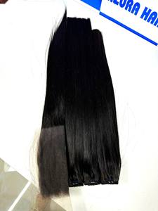 Deep Wave Hot <b>Sale</b> Top Quality Genius Wefts 100%Virgin Human <b>Hair</b> <b>Extensions</b> Full Cuticle Intact - Product Image 6
