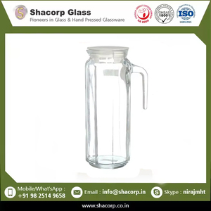 Elegant Glass Pitcher with <b>Large</b> Capacity Design for Home Kitchen and Dining Use - Product Image 6