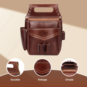 Pochettes tactiques en cuir pour la chasse avec logo personnalisé, porte-cartouches léger à fort grossissement 6x - Product Image 3