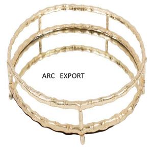 Dernier Design Style Nouveau Antique Moderne Nouveau Élégant Ware Avec Fil D'or Style Unique Décoration Plateau De Service Au Prix Le Plus Bas - Product Image 1