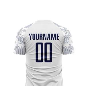 Venta al por Mayor de Camisetas de Fútbol 100% Poliéster con Impresión por Transferencia de Calor, Uniformes de Fútbol Personalizados para Hombre, Nombre del Equipo en Relieve - Product Image 6