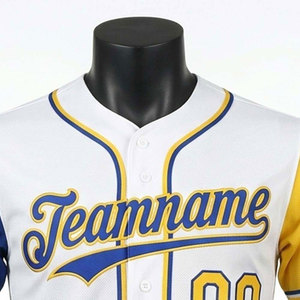 Camiseta de Uniforme de Béisbol con Logotipo Personalizado, Jersey Deportivo con Botones, Proveedor Mayorista OEM ODM - Product Image 4