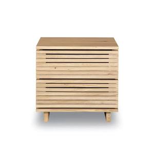 Table de chevet de luxe en teck indonésien avec rangement, vente en gros, fabricant OEM ODM, exportateur - Product Image 2