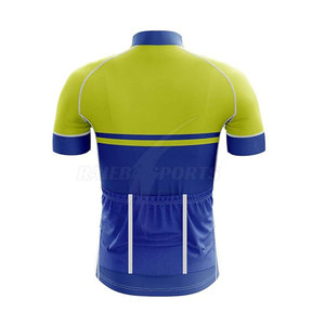 Combinaison de cyclisme respirante avec logo personnalisé, 100% polyester, service OEM pour hommes - Product Image 4