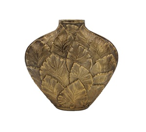 Jarrón de Mesa Moderno de Aluminio Dorado Hecho a Mano y Personalizado para Decoración del Hogar, Uso en Interiores - Product Image 1