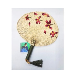 Éventail pliant écologique fait main en feuille de palmier naturelle avec doublure en bambou pour décoration de mariage, cadeaux de fête et rafraîchissement estival - Product Image 6