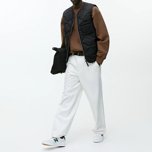 Custom OEM <b>Men</b> Hooded Puffer Vest High Collar <b>Thermal</b> Heat Retention Bodywarmer - Product Image 2