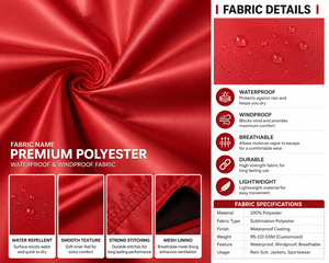 Traje Impermeable con Capucha Personalizado, Chaqueta y Pantalones Cortavientos, Ropa Impermeable Ligera para Senderismo, Camping y Pesca - Product Image 5