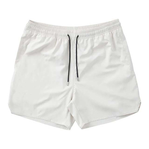 กางเกงขาสั้นผู้ชายเอวกลาง สไตล์ลำลองสำหรับฤดูร้อน ขายส่ง MOQ ต่ำ ระบายอากาศได้ดี แห้งเร็ว ไม่ยับ พร้อมเชือกผูกเอว ผลิตจากโพลีเอสเตอร์ 100% - Product Image 3