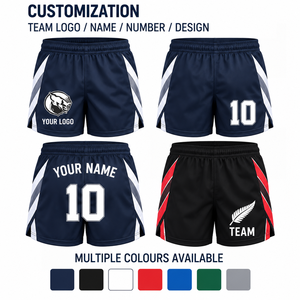 Men's Navy Blue Quick Dry Board <b>Shorts</b> With White Side Stripes Mid Waist Elastic Closure Casual Sport <b>Shorts</b> - Product Image 5