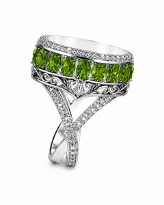 Bague Cocktail Moderne de Luxe Vintage Roy Diamond en Argent 925 avec Diamant de Laboratoire, Plaqué Rhodium, Sertissage Pavé, Bijou Femme, Cadeau - Product Image 6