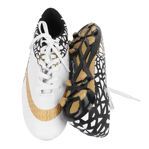 Zapatillas de Fútbol para Hombre, Transpirables, Cómodas, con Buen Agarre, para Césped Artificial, Deportes al Aire Libre, Blancas, Largas - Product Image 3