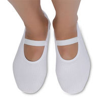 Chaussures de danse latine en cuir véritable pour femmes, semelle souple, respirantes, chaussures de danse du ventre ethniques